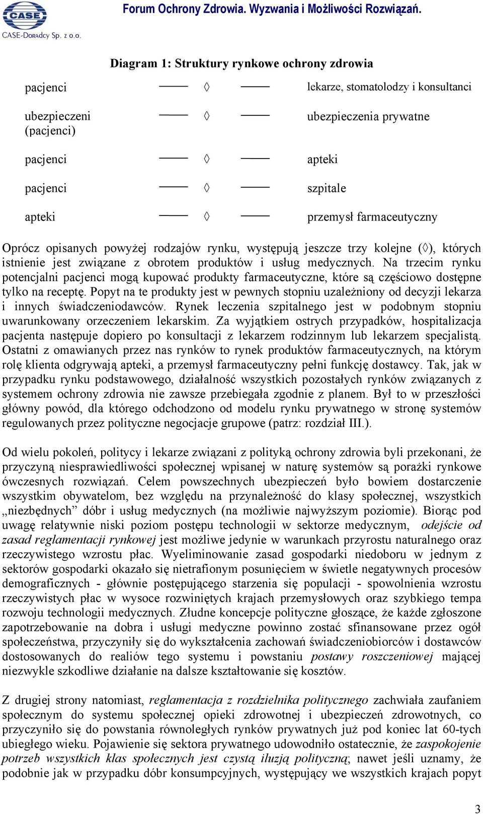 Na trzecim rynku potencjalni pacjenci mogą kupować produkty farmaceutyczne, które są częściowo dostępne tylko na receptę.