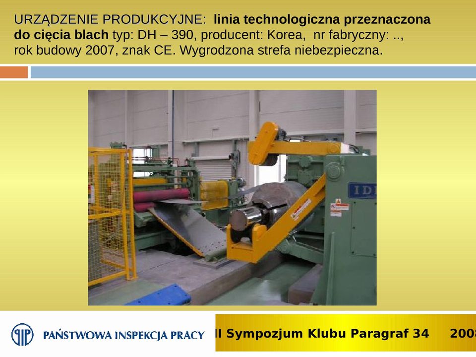 typ: DH 390, producent: Korea, nr fabryczny:.