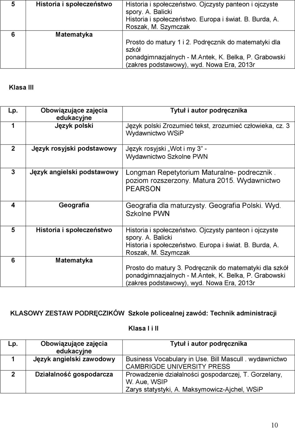 Nowa Era, 2013r Klasa III 1 Język polski Język polski Zrozumieć tekst, zrozumieć człowieka, cz.