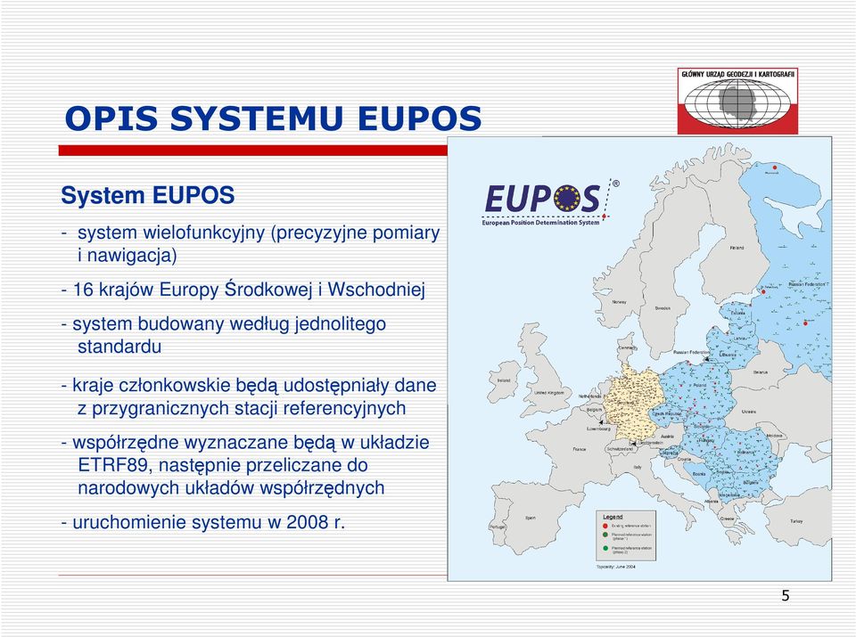 udost pniały dane z przygranicznych stacji referencyjnych - współrz dne wyznaczane b d w