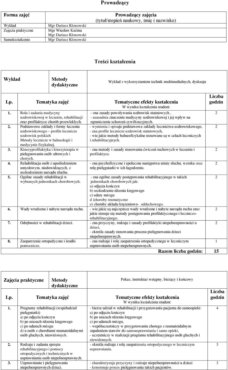 Rola i zadania medycyny uzdrowiskowej w leczeniu, rehabilitacji oraz profilaktyce chorób przewlekłych.