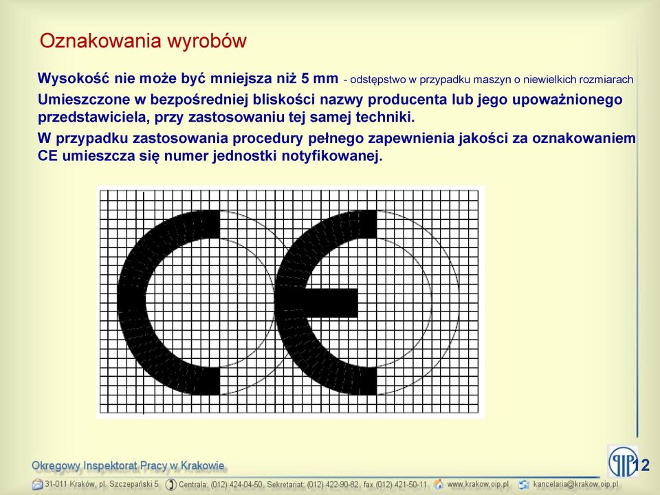 upoważnionego przedstawiciela, przy zastosowaniu tej samej techniki.