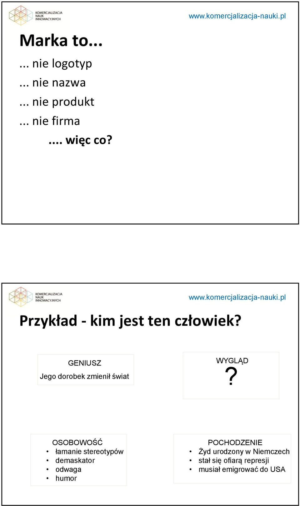 GENIUSZ WYGLĄD Jego dorobek zmienił świat?