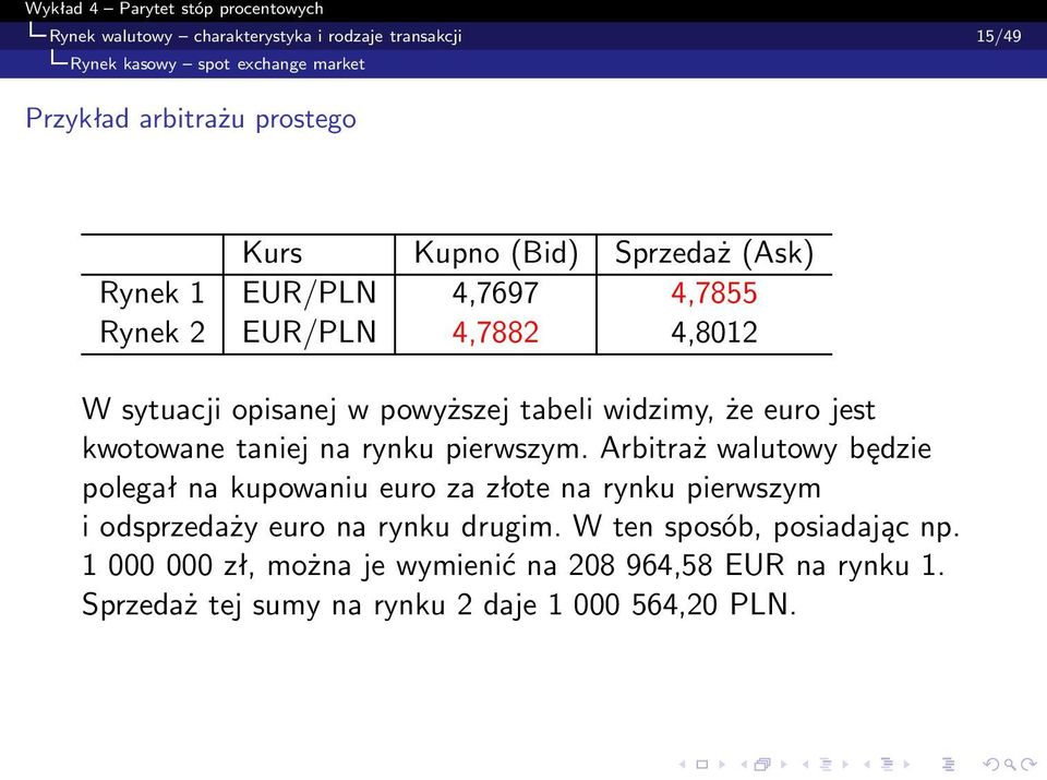 kwotowane taniej na rynku pierwszym.