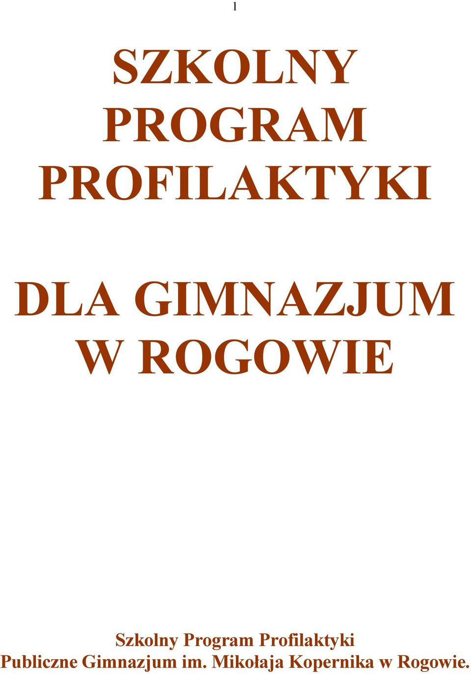 Program Profilaktyki Publiczne