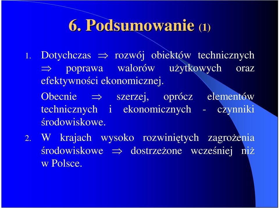 efektywności ekonomicznej.