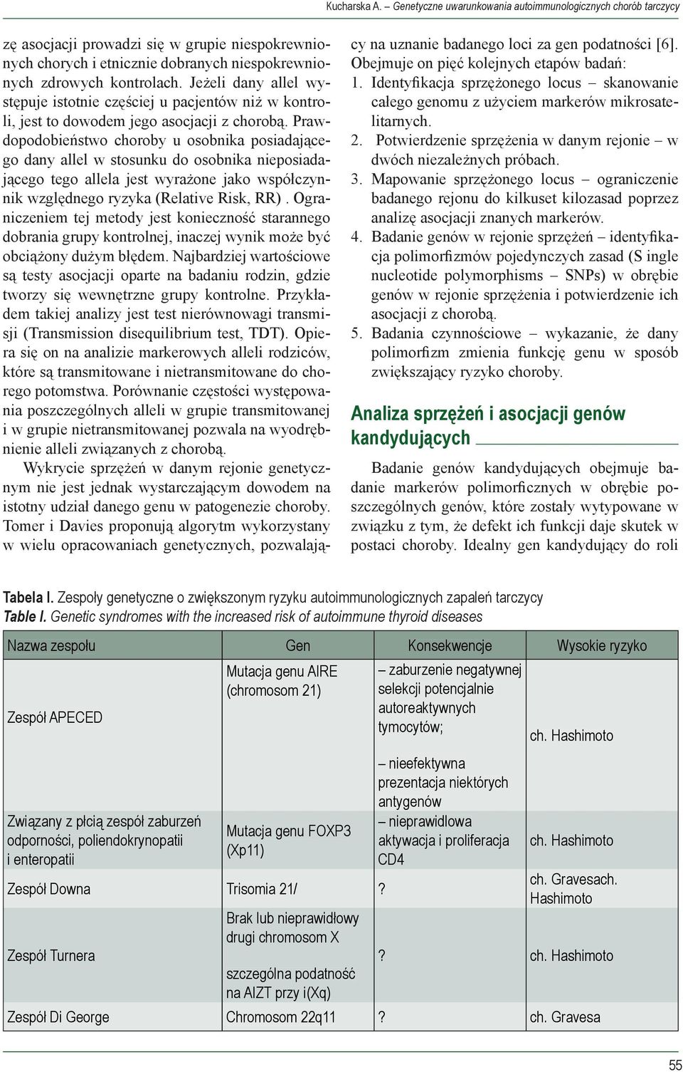 Prawdopodobieństwo choroby u osobnika posiadającego dany allel w stosunku do osobnika nieposiadającego tego allela jest wyrażone jako współczynnik względnego ryzyka (Relative Risk, RR).