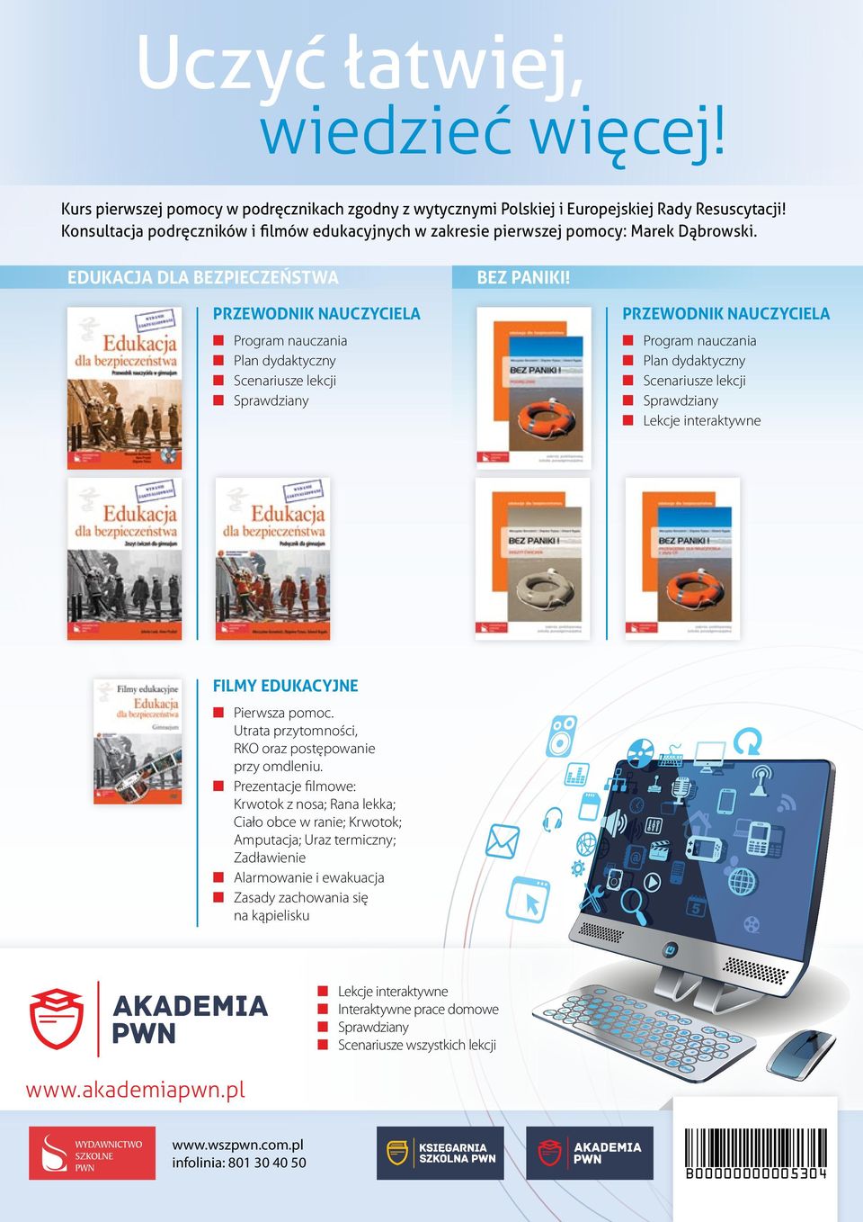 Przewodnik nauczyciela Program nauczania Plan dydaktyczny Scenariusze lekcji Sprawdziany Przewodnik nauczyciela Program nauczania Plan dydaktyczny Scenariusze lekcji Sprawdziany Lekcje interaktywne