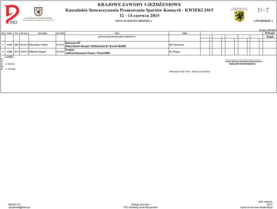 wal\kuc\guinness \Fauna / Faruk\2006 KS Centurion 13:36 H - Sędzia Główny/ President of