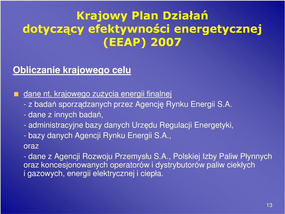 encję Rynku Energii S.A.