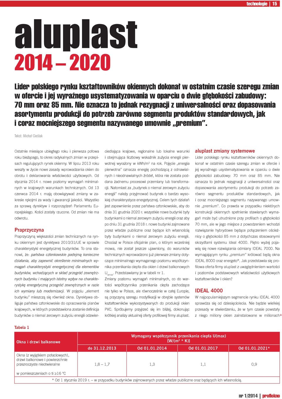 Nie oznacza to jednak rezygnacji z uniwersalności oraz dopasowania asortymentu produkcji do potrzeb zarówno segmentu produktów standardowych, jak i coraz mocniejszego segmentu nazywanego umownie