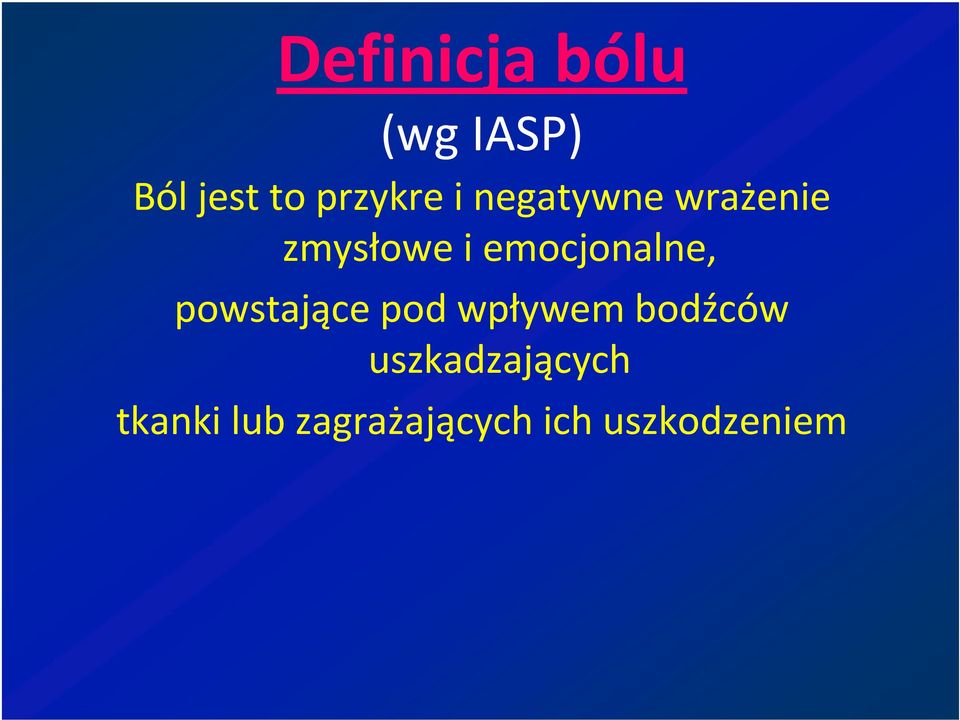 powstające pod wpływem bodźców