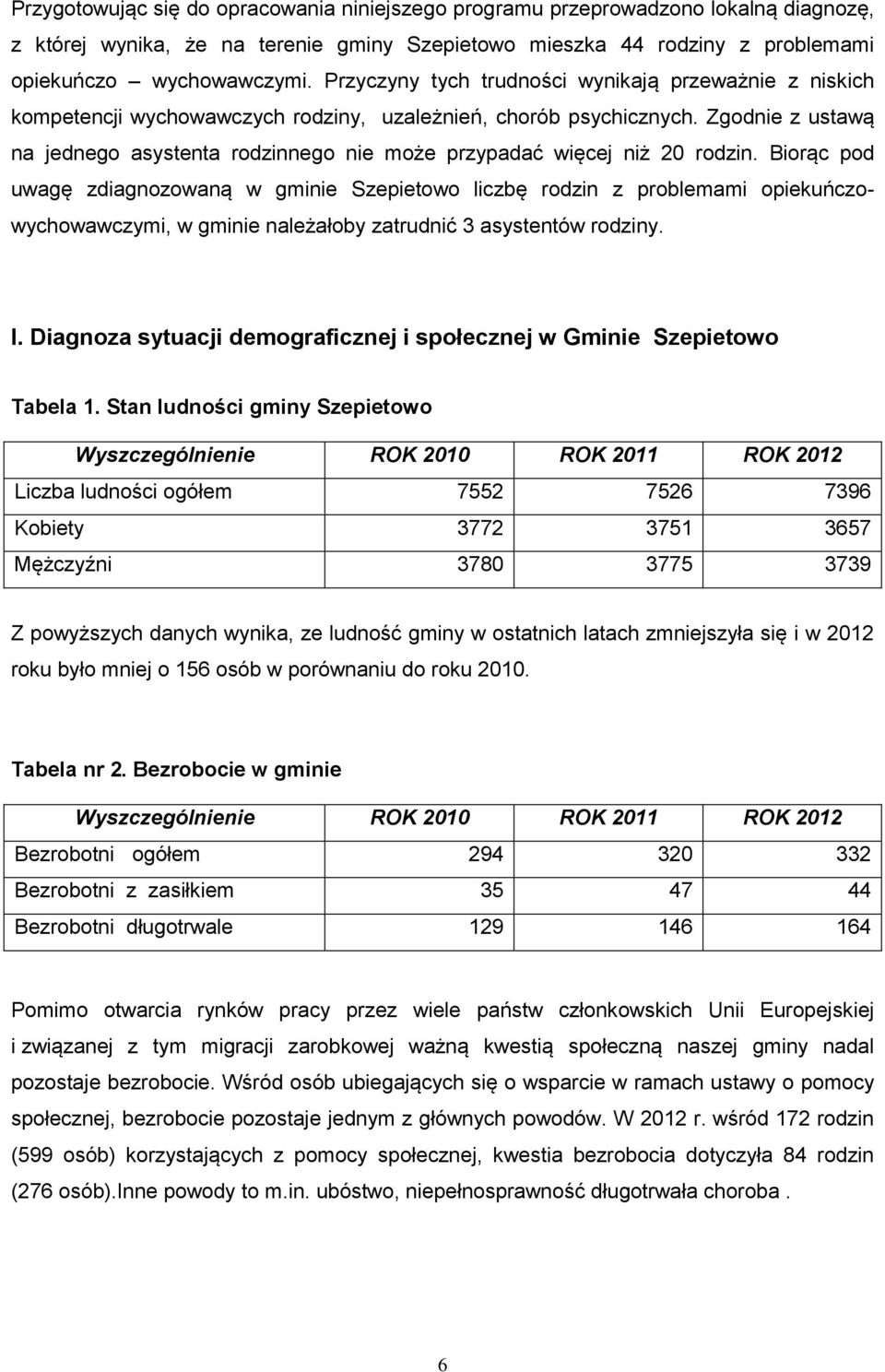 Zgodnie z ustawą na jednego asystenta rodzinnego nie może przypadać więcej niż 20 rodzin.