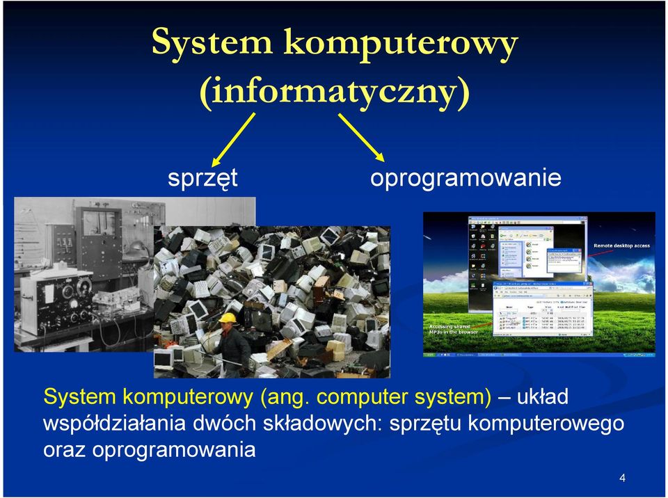 computer system) układ współdziałania dwóch