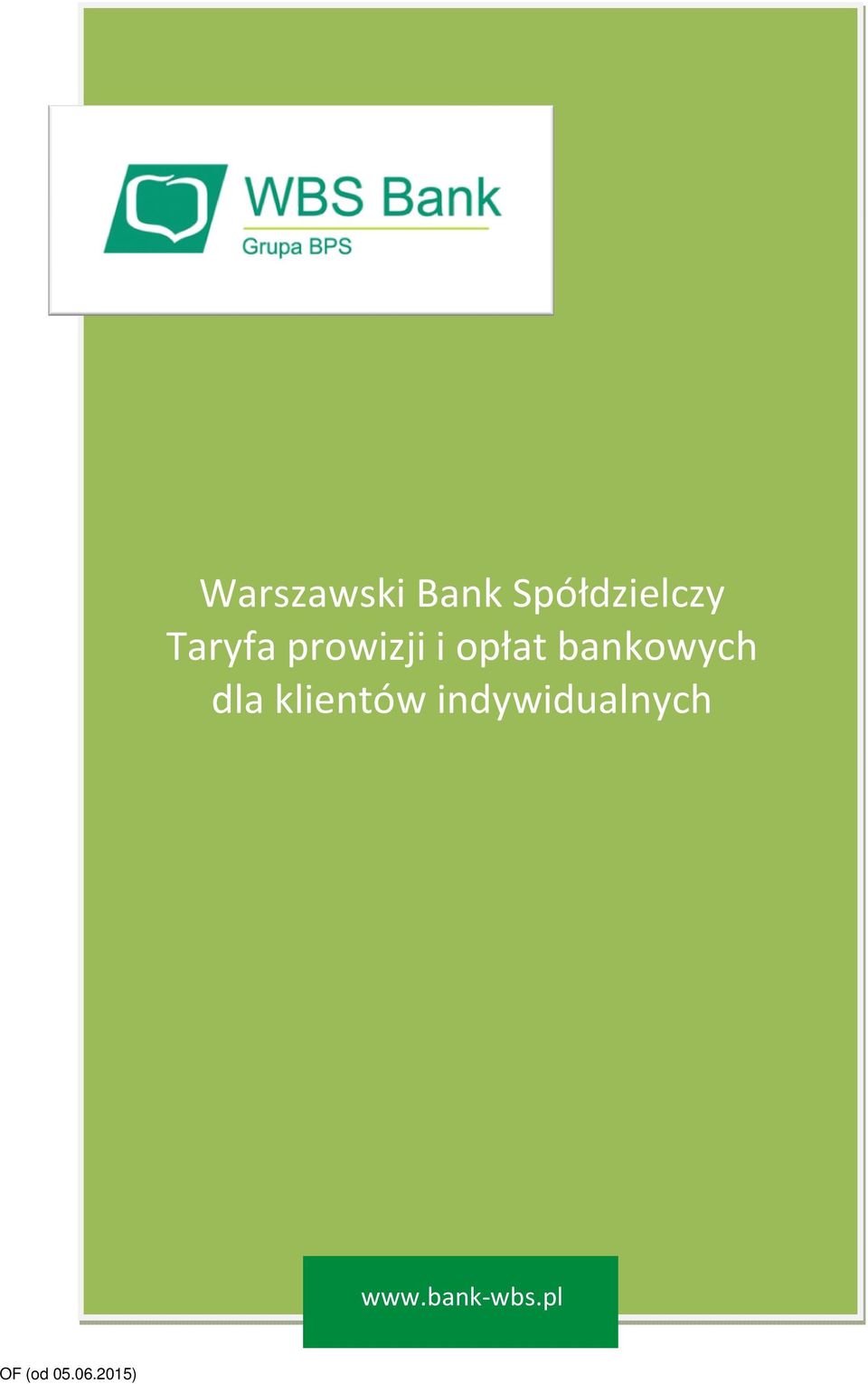 bankowych dla klientów