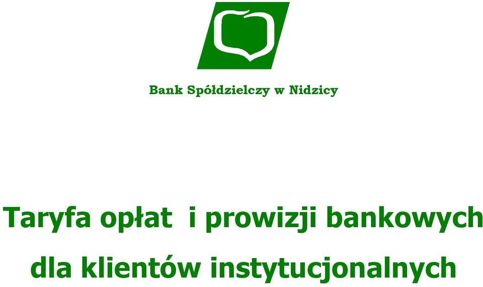 prowizji bankowych dla