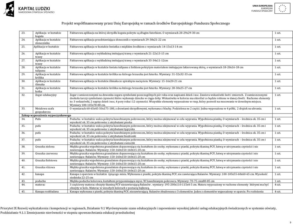 kwia Aplikacja w kształcie Fakturowa aplikacja w kształcie kwiatka z miękkim środkiem o wymiarach: 14-15x13-14 cm kwiatka 26.