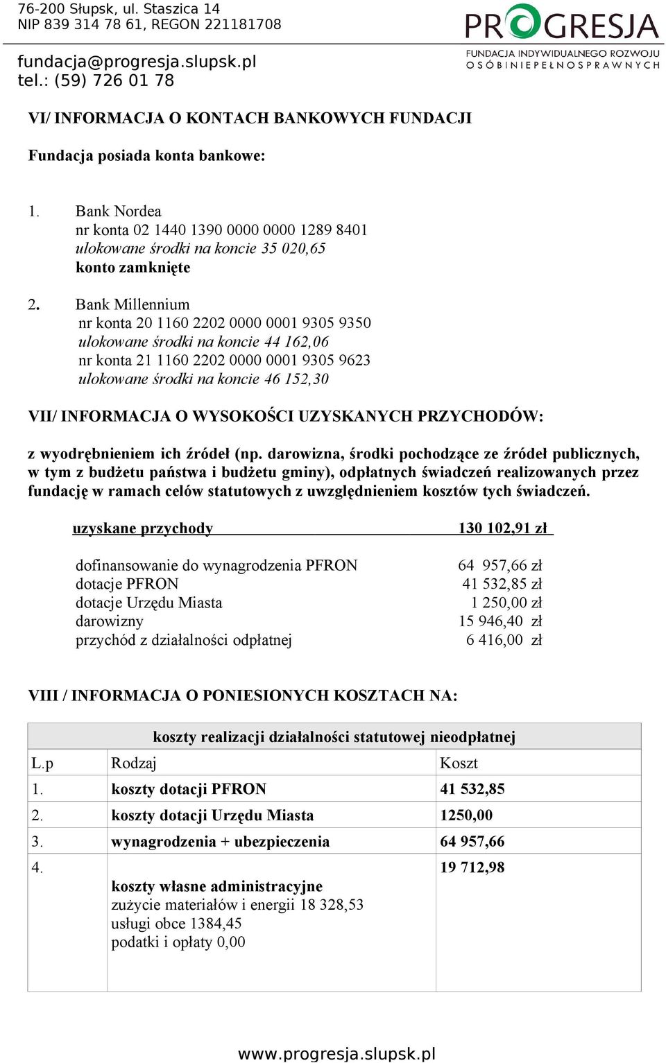 WYSOKOŚCI UZYSKANYCH PRZYCHODÓW: z wyodrębnieniem ich źródeł (np.