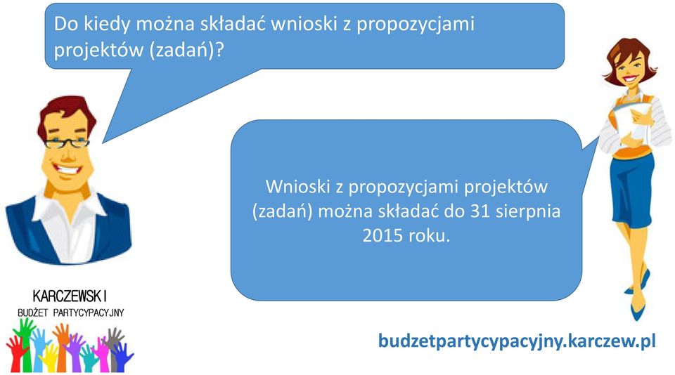 Wnioski z propozycjami projektów