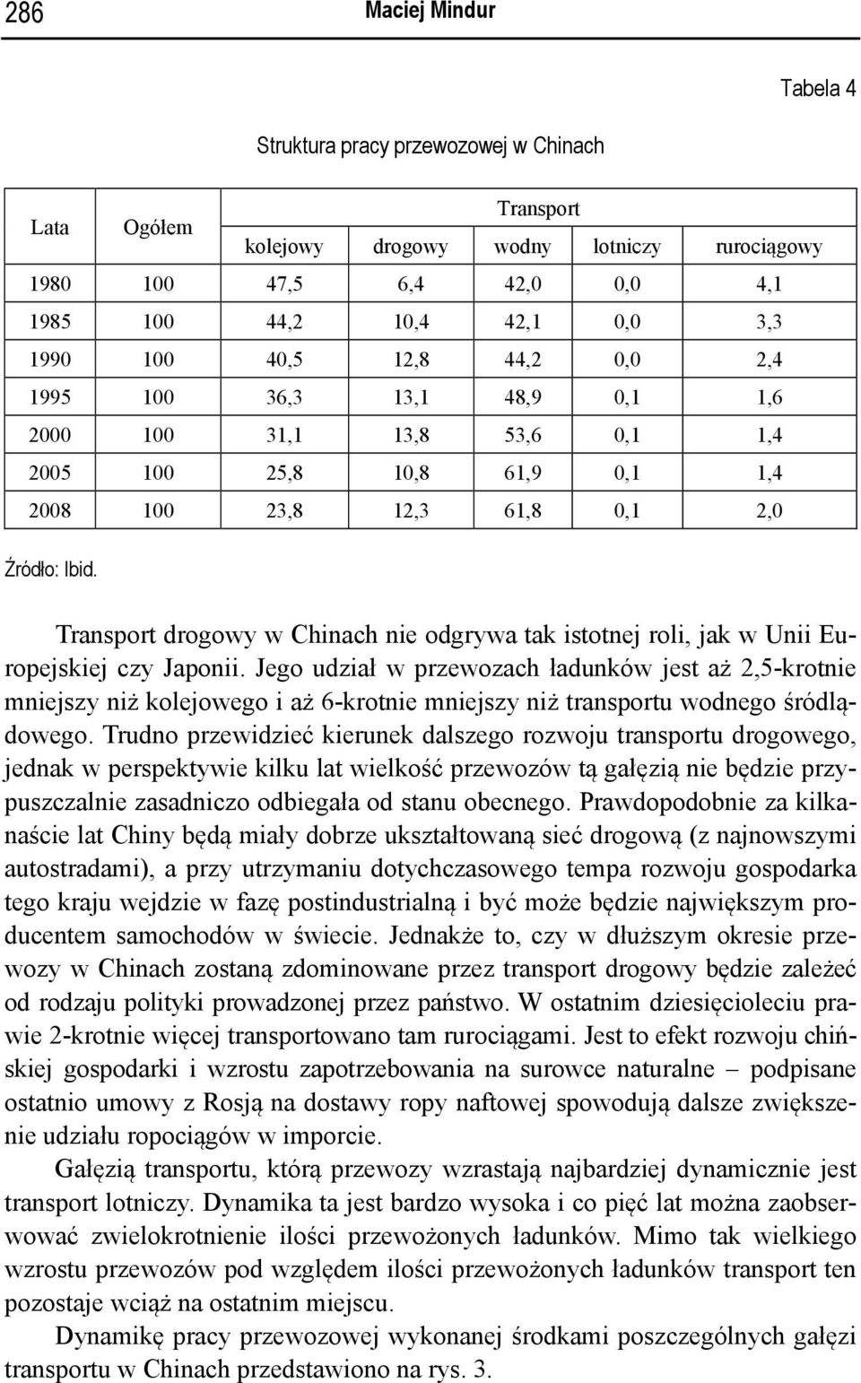 Transport drogowy w Chinach nie odgrywa tak istotnej roli, jak w Unii Europejskiej czy Japonii.