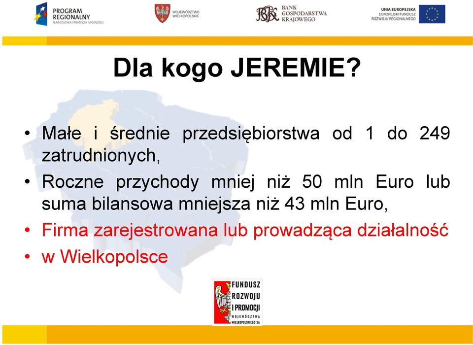 zatrudnionych, Roczne przychody mniej niż 50 mln Euro