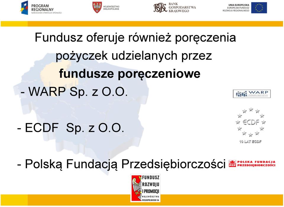 poręczeniowe - WARP Sp. z O.O. - ECDF Sp.