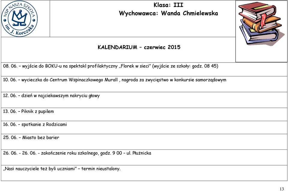 wycieczka do Centrum Wspinaczkowego Murall, nagroda za zwycięstwo w konkursie samorządowym 12. 06.