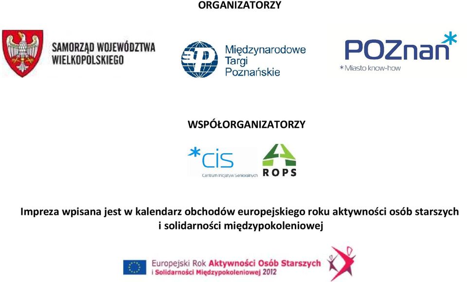 obchodów europejskiego roku aktywności