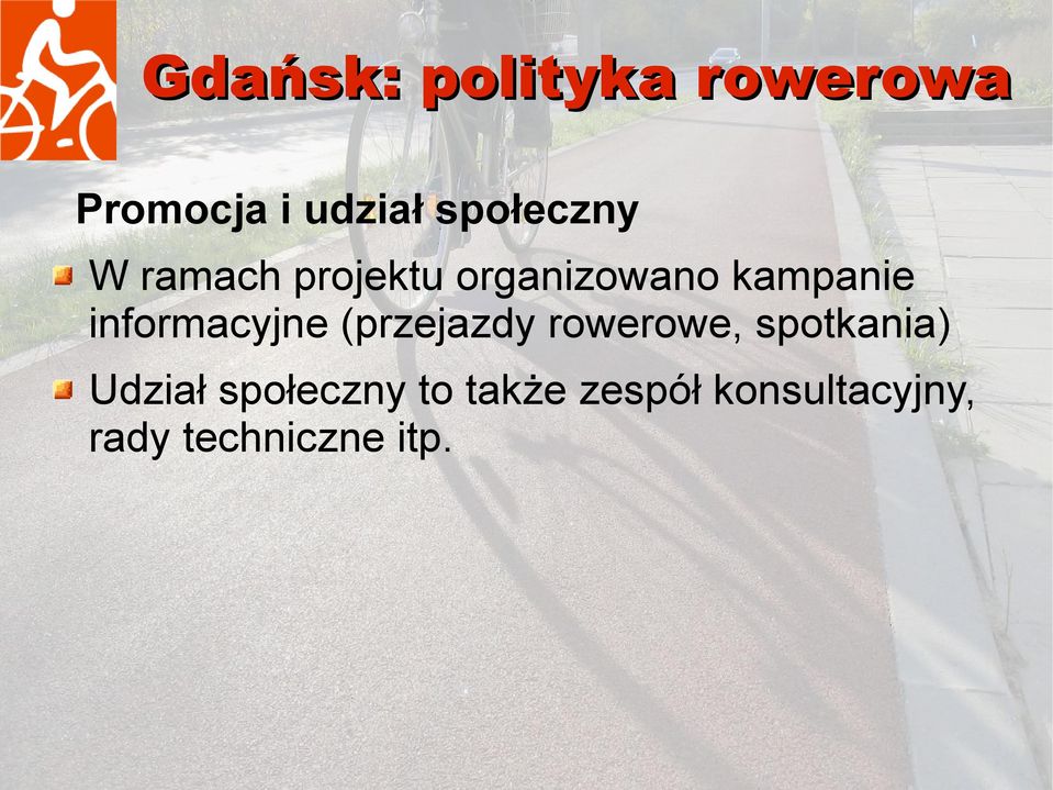 rowerowe, spotkania) Udział społeczny to