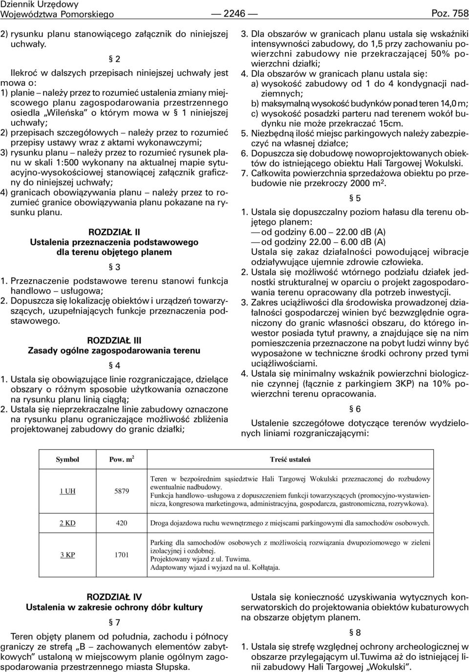 1 niniejszej uchwa³y; 2) przepisach szczegó³owych nale y przez to rozumieæ przepisy ustawy wraz z aktami wykonawczymi; 3) rysunku planu nale y przez to rozumieæ rysunek planu w skali 1:500 wykonany