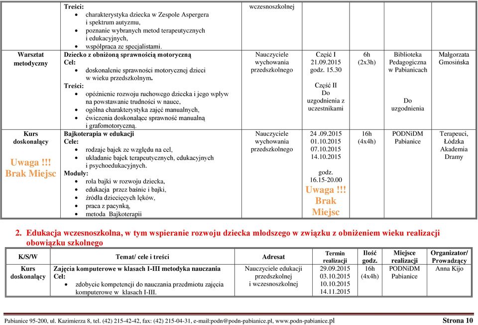 opóźnienie rozwoju ruchowego dziecka i jego wpływ na powstawanie trudności w nauce, ogólna charakterystyka zajęć manualnych, ćwiczenia doskonalące sprawność manualną i grafomotoryczną.