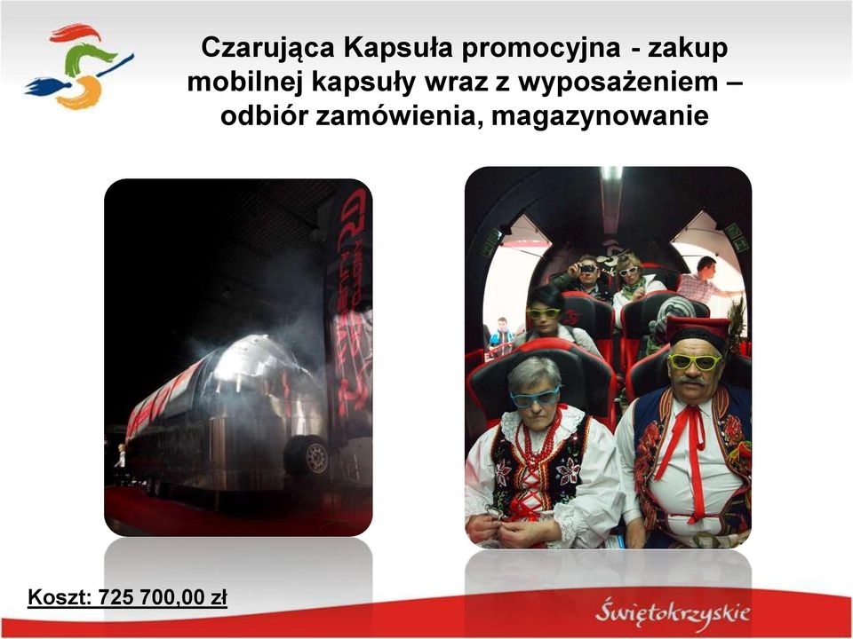 mobilnej kapsuły wraz z