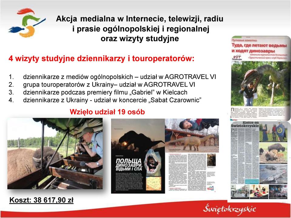 dziennikarze z mediów ogólnopolskich udział w AGROTRAVEL VI 2.