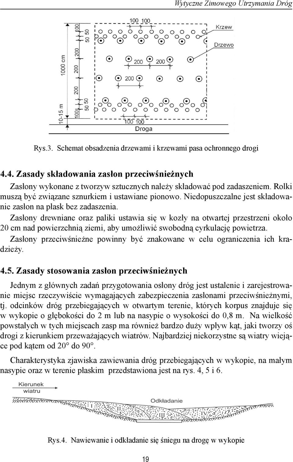 Niedopuszczalne jest składowanie zasłon na płask bez zadaszenia.