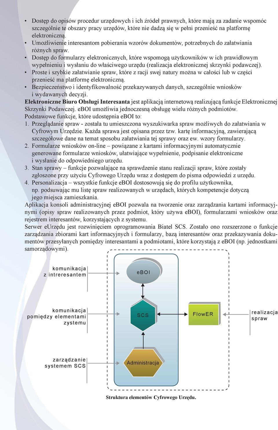 Dostęp do formularzy elektronicznych, które wspomogą użytkowników w ich prawidłowym wypełnieniu i wysłaniu do właściwego urzędu (realizacja elektronicznej skrzynki podawczej).