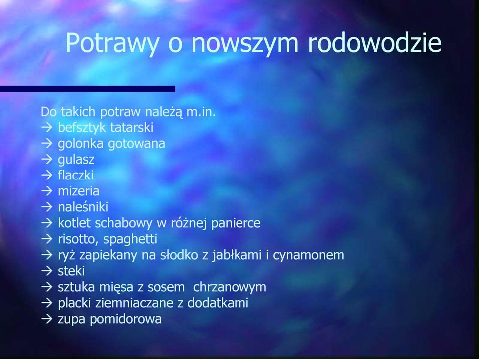 schabowy w różnej panierce risotto, spaghetti ryż zapiekany na słodko z