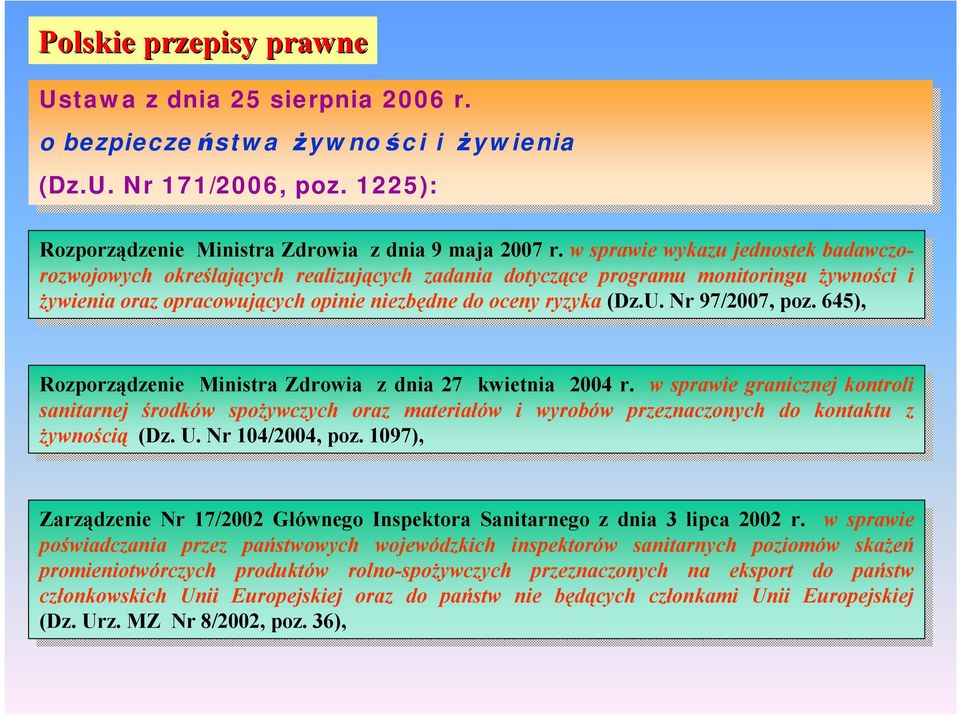 r. w sprawie sprawie wykazu wykazu jednostek jednostek badawczorozwojowycrozwojowych określających określających realizujących realizujących zadania zadania dotyczące dotyczące programu programu