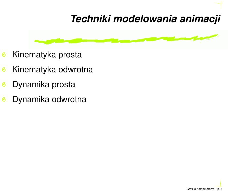 odwrotna Dynamika prosta