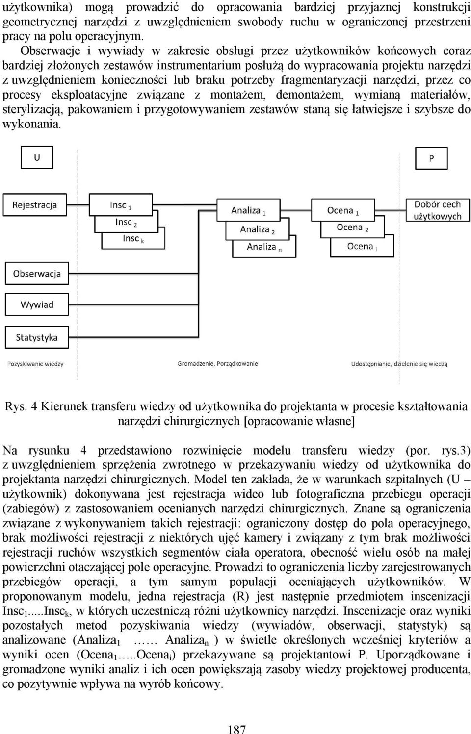 braku potrzeby fragmentaryzacji narzędzi, przez co procesy eksploatacyjne związane z montażem, demontażem, wymianą materiałów, sterylizacją, pakowaniem i przygotowywaniem zestawów staną się