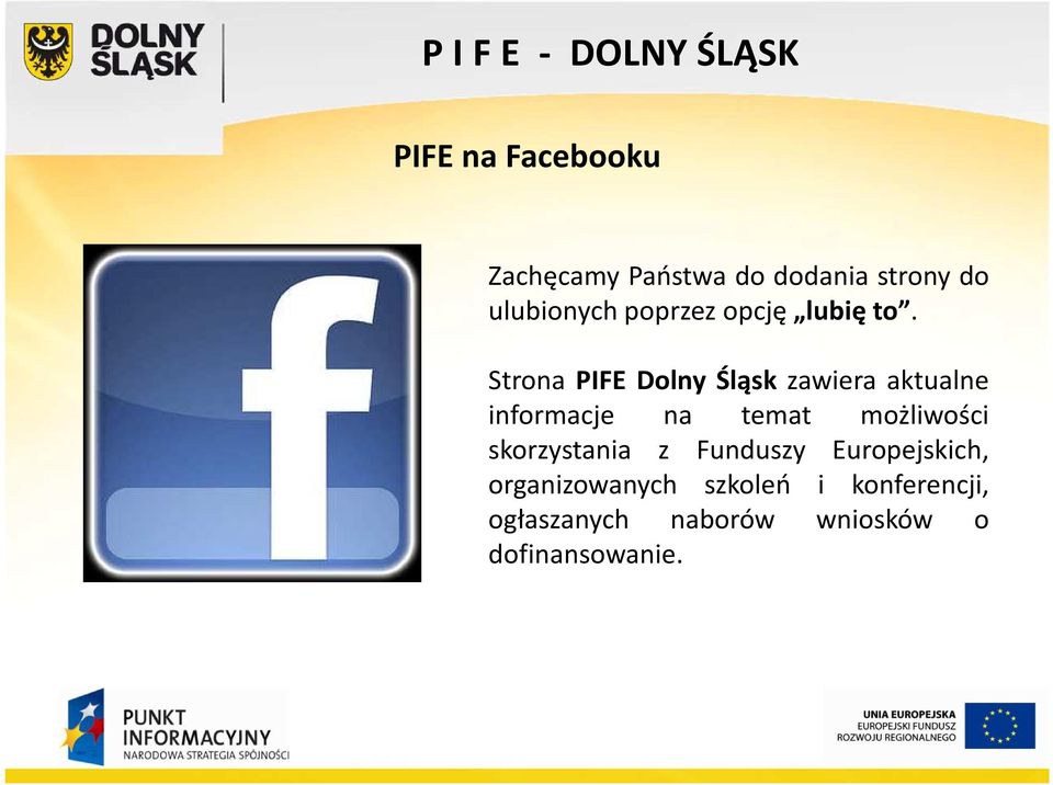 Strona PIFE Dolny Śląsk zawiera aktualne informacje na temat możliwości