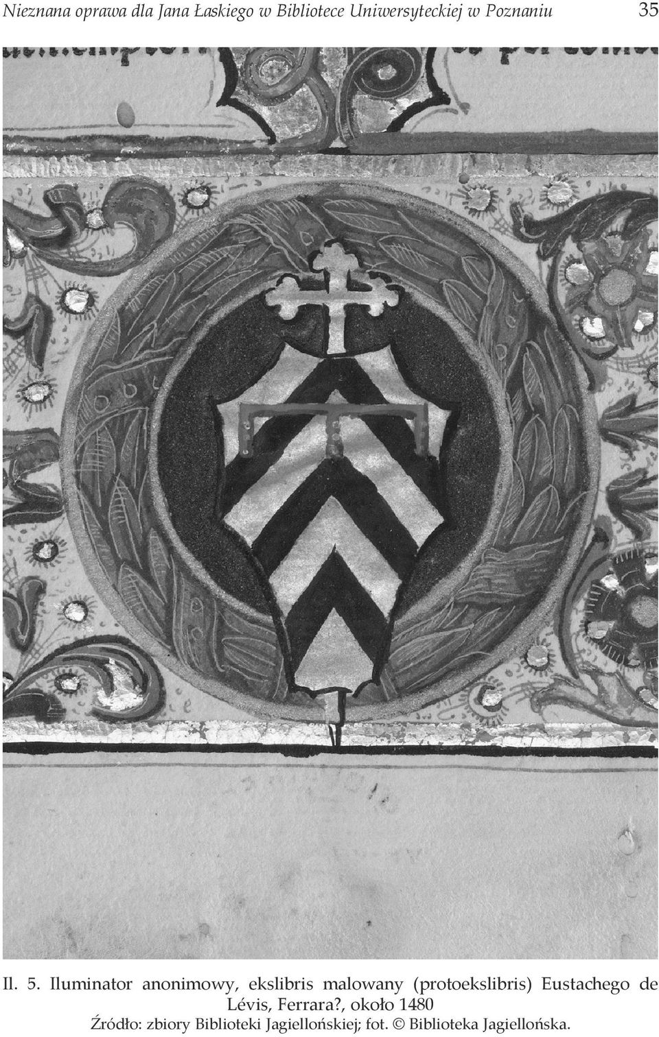 Iluminator anonimowy, ekslibris malowany (protoekslibris)