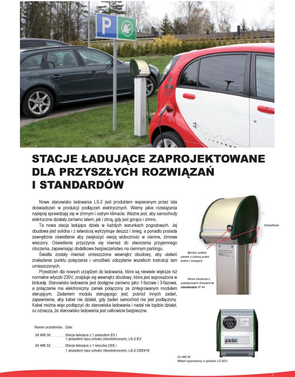 Ta nowa stacja ładująca działa w każdych warunkach pogodowych.