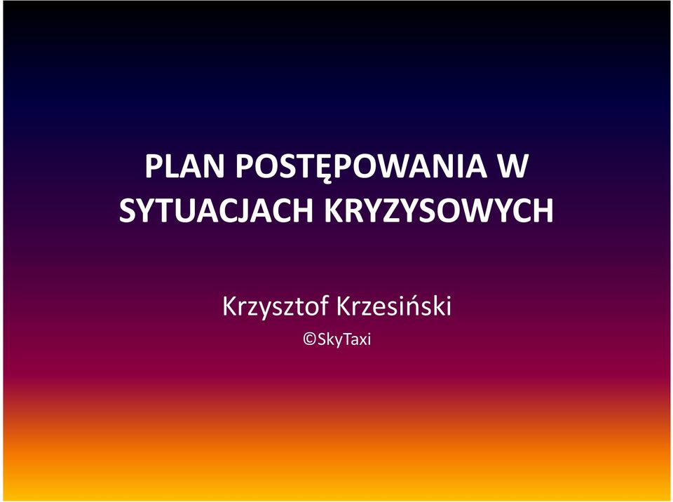 KRYZYSOWYCH