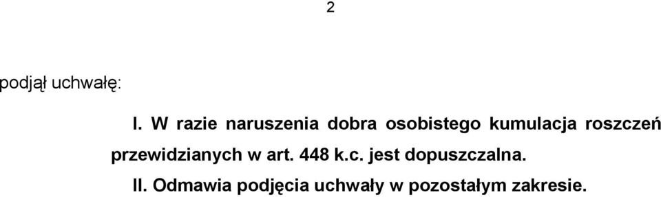 kumulacja roszczeń przewidzianych w art.