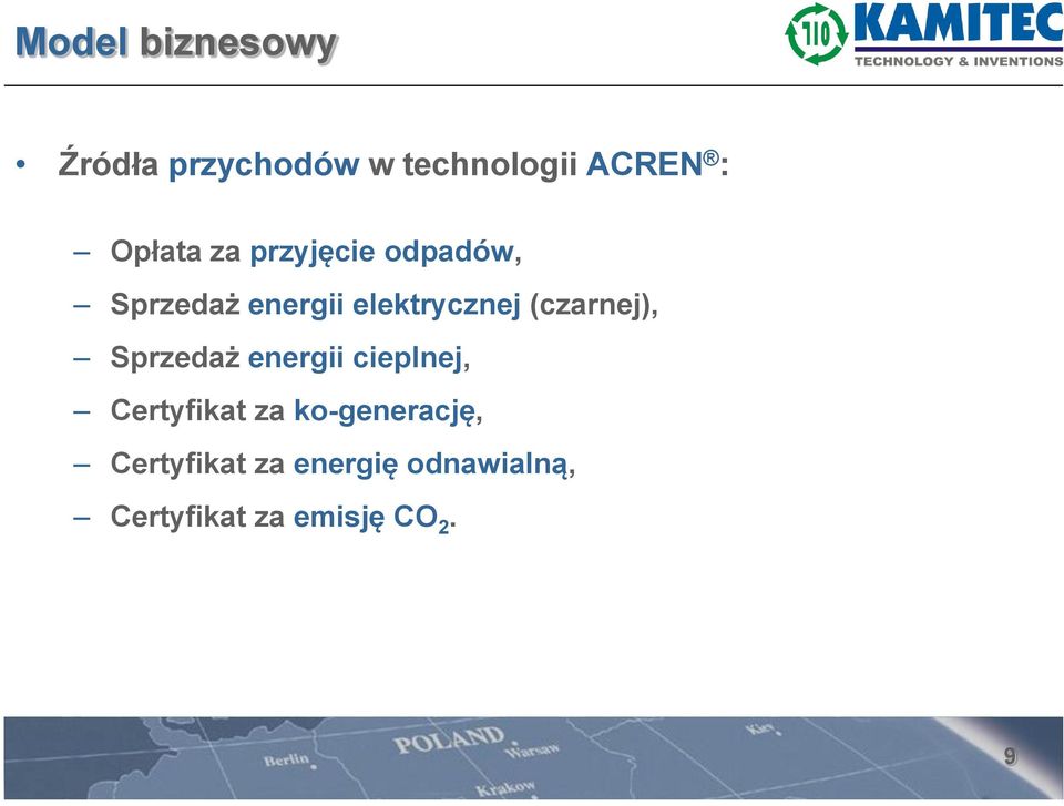 (czarnej), Sprzedaż energii cieplnej, Certyfikat za