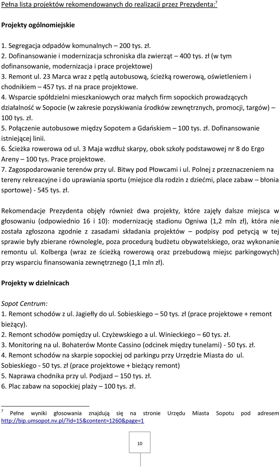 7 tys. zł na prace projektowe. 4.