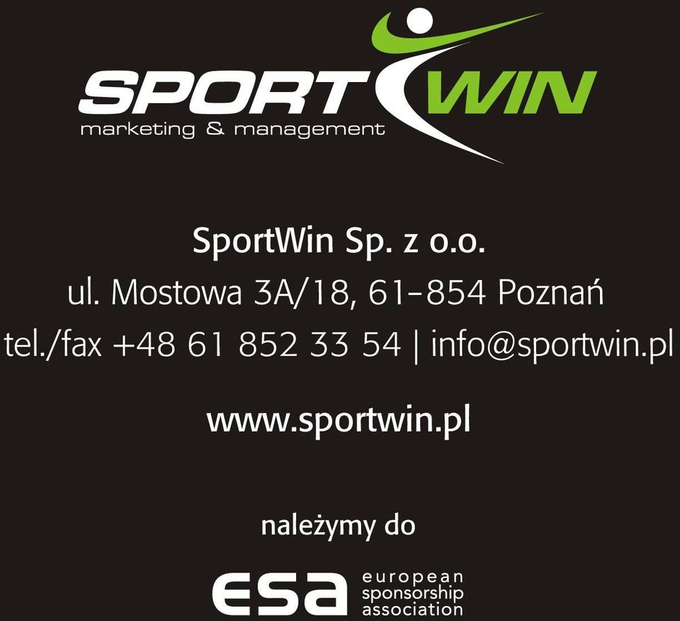 info@sportwin.pl www.