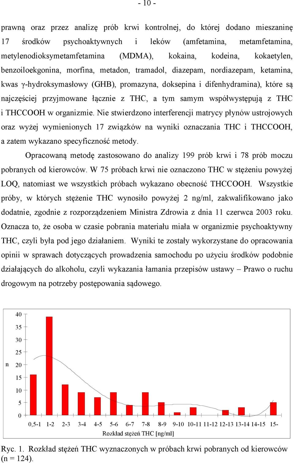 łącznie z THC, a tym samym współwystępują z THC i THCCOOH w organizmie.