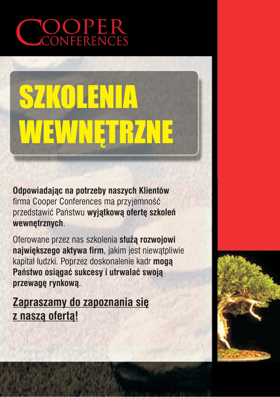 Oferowane przez nas szkolenia służą rozwojowi największego aktywa firm, jakim jest niewątpliwie