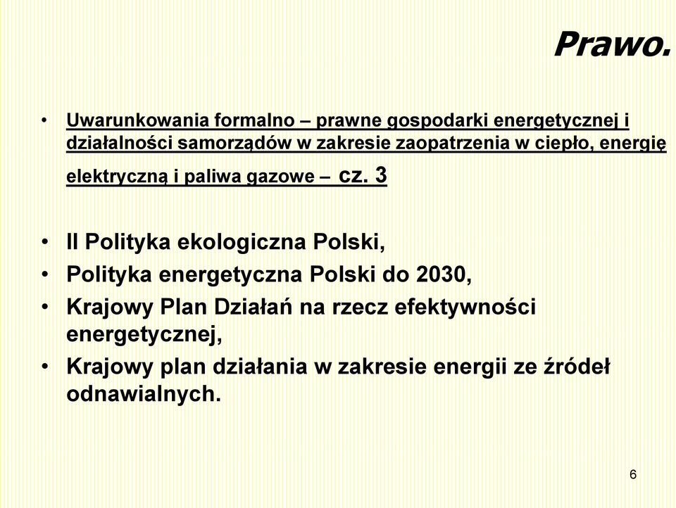 zakresie zaopatrzenia w ciepło, energię elektryczną i paliwa gazowe cz.